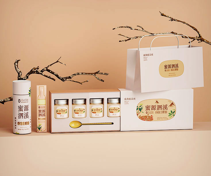 百丈百味品牌野生蜂蜜包装设计